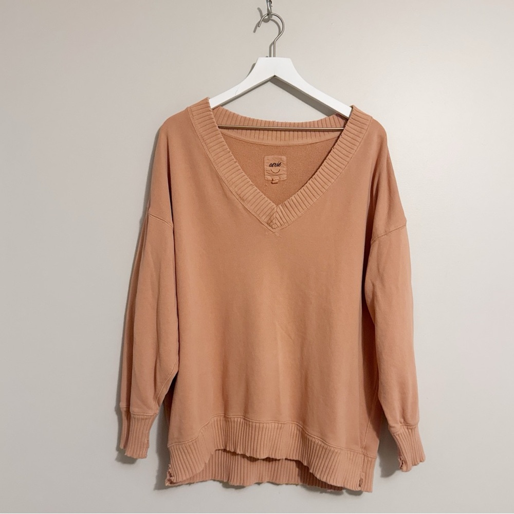 Oversized Aerie V-Neck Sweater